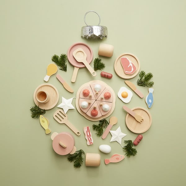 Drveni dječji set za igru Flexa Play Birthday Cake-image-2