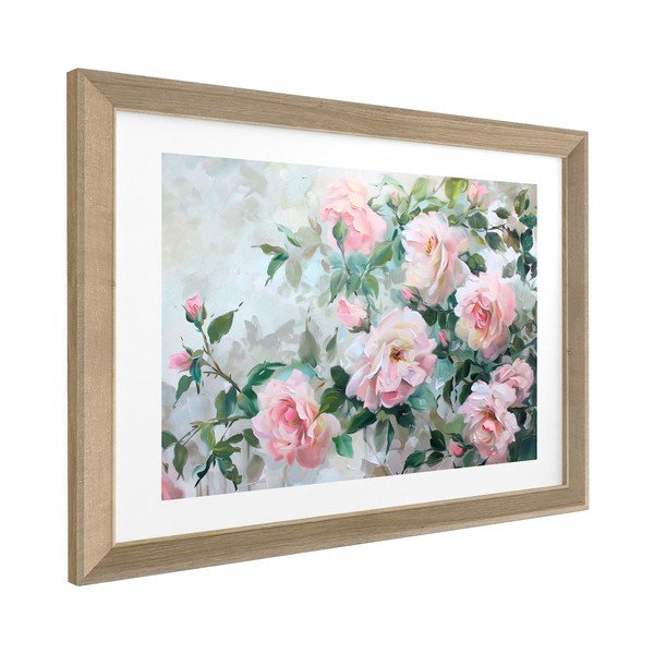 Tiskana slika s okvirom 75x56 cm Blooming Roses – Styler-image-4