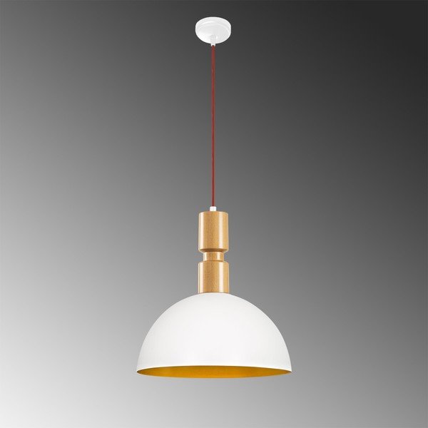 Bijela metalna privjesna svjetiljka Opviq lampe Diamonda-image-1