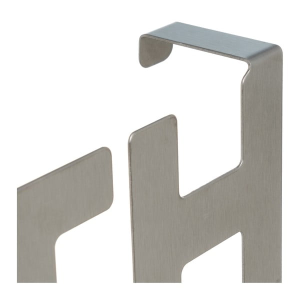 Metalna vješalica za vrata u mat srebrnoj boji 32 cm Bath – Casa Selección-image-3