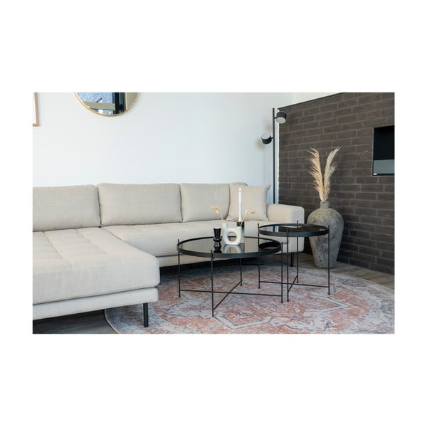 Plavo-narančasti okrugli tepih ø 200 cm Havana - House Nordic-image-2