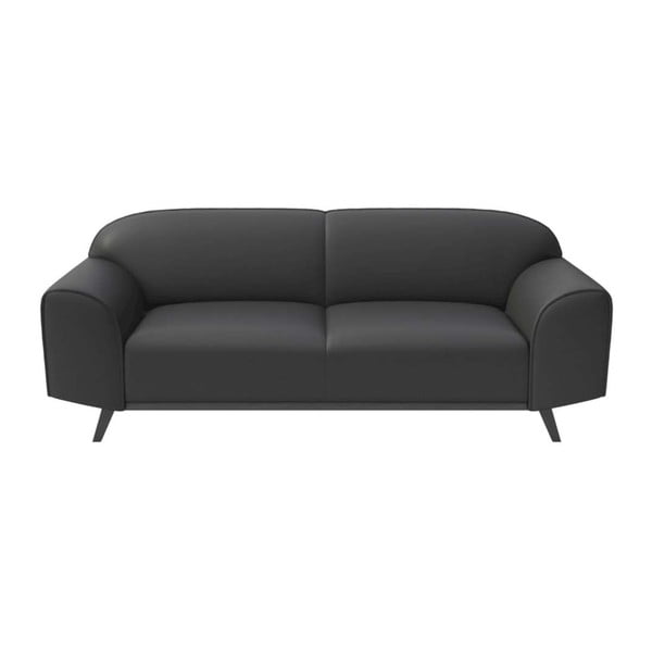 Tamno siva kožna sofa 193 cm Nesbo – MESONICA
