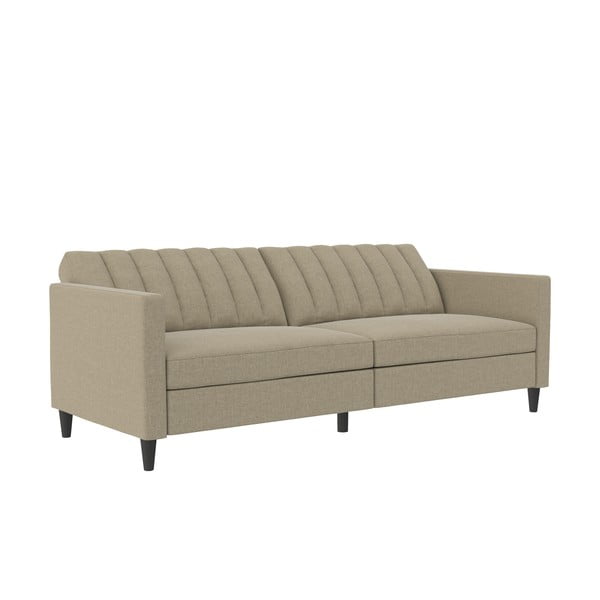 Bež sklopiva sofa 86 cm Celine – Støraa