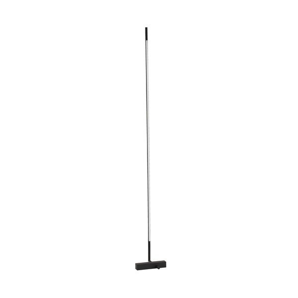 Crna metalna LED stojeća svjetiljka sa sjenilom od akrilnog stakla (visina 140 cm) Raccio – Nova Luce