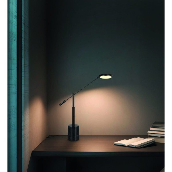 Crna LED stolna lampa (visina 65 cm) Fiore – Trio Select-image-1