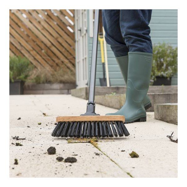 Glava za metlu s grubim vlaknima od reciklirane plastike Addis Varnished, 32,5 cm-image-2