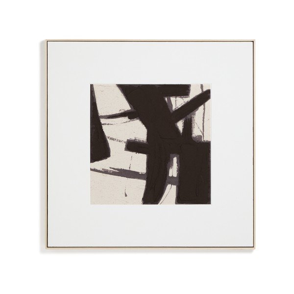 Ručno oslikana slika s okvirom/na platnu 100x100 cm Arilan – Kave Home-image-4