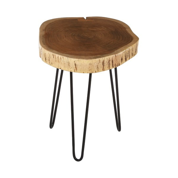 Pomoćni stol s pločom stola od bagrema 46x48 cm Nandri – Premier Housewares-image-3