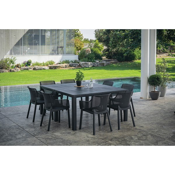 Tamno siva plastična vrtna stolica Elisa – Keter-image-4