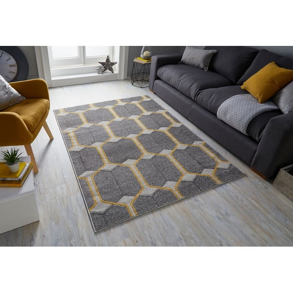 Sivi tepih Flair Rugs Urban Trellis, 200 x 275 cm-image-4