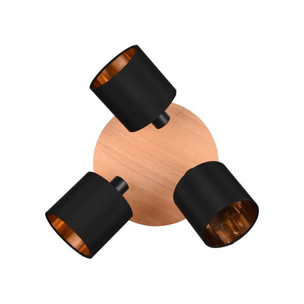 Crni/u prirodnoj boji reflektor ø 12 cm Tommy – Reality-image-3