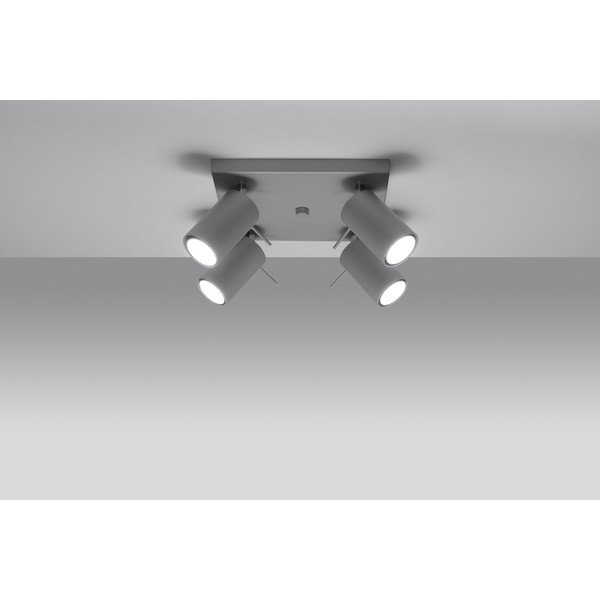 Siva stropna svjetiljka Sollux Etna Quatre-image-1