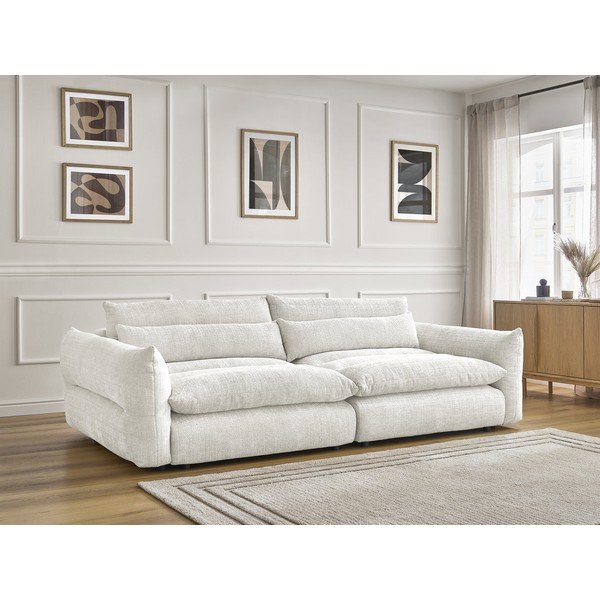 Bijela sofa od šenila 276 cm Neil – Bobochic Paris-image-1