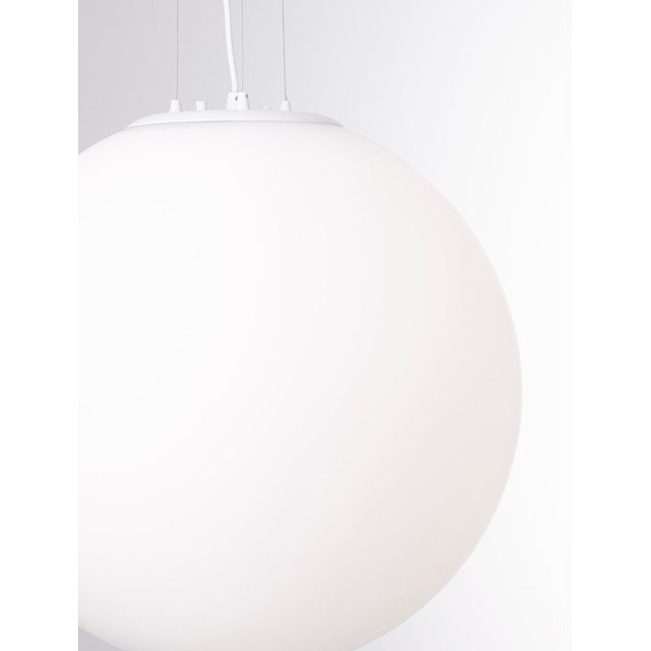 Bijela staklena viseća svjetiljka ø 50 cm Nevoso – Nova Luce-image-4