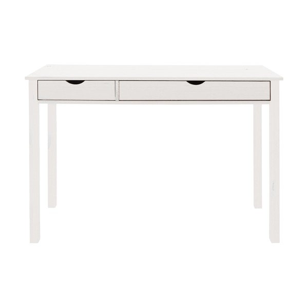 Bijeli radni stol od bora Støraa Gava, dužine 100 cm-image-2