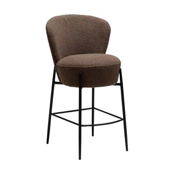 Smeđa barska stolica (visine sjedala 68 cm) Orbit – DAN-FORM Denmark