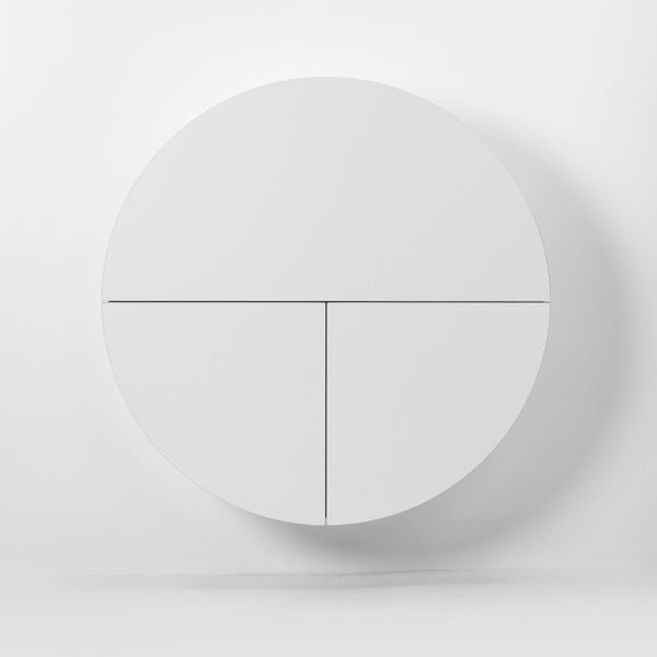 Bijeli multifunkcionalni zidni stol EMKO Pill-image-4