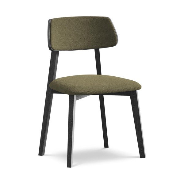 Zelena blagovaonska stolica od masivnog drveta Niu – Makamii