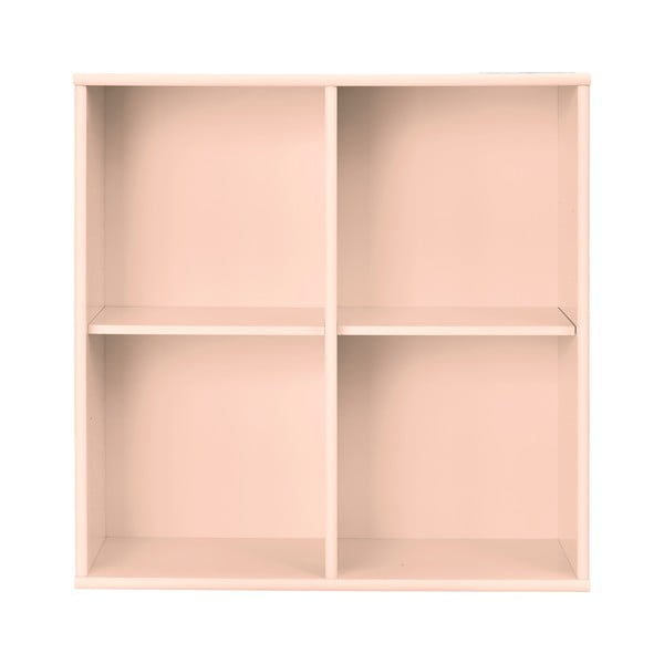 Svijetlo ružičasta viseća biblioteka 70x70x27 cm Mistral – Hammel Furniture