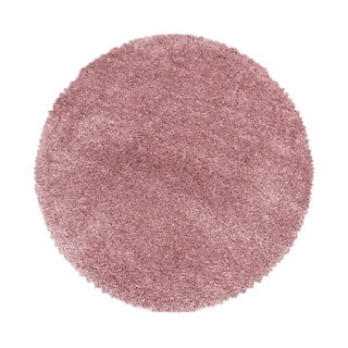 Ružičasti okrugli tepih ø 160 cm Fluffy – Ayyildiz Carpets