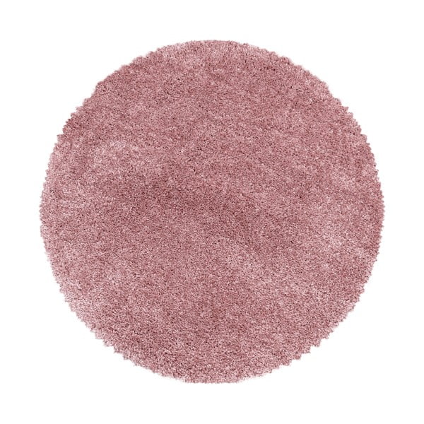 Ružičasti okrugli tepih ø 160 cm Fluffy – Ayyildiz Carpets