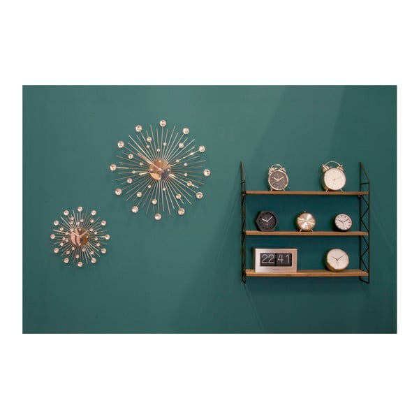 Budilica metalno-srebrne boje Karlsson Mr. White-image-2