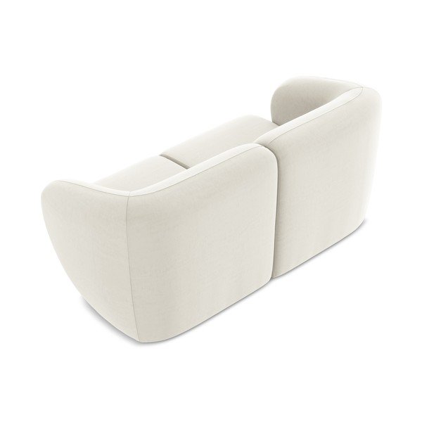 Bež baršunasti sofa 174 cm Lani – Makamii-image-3