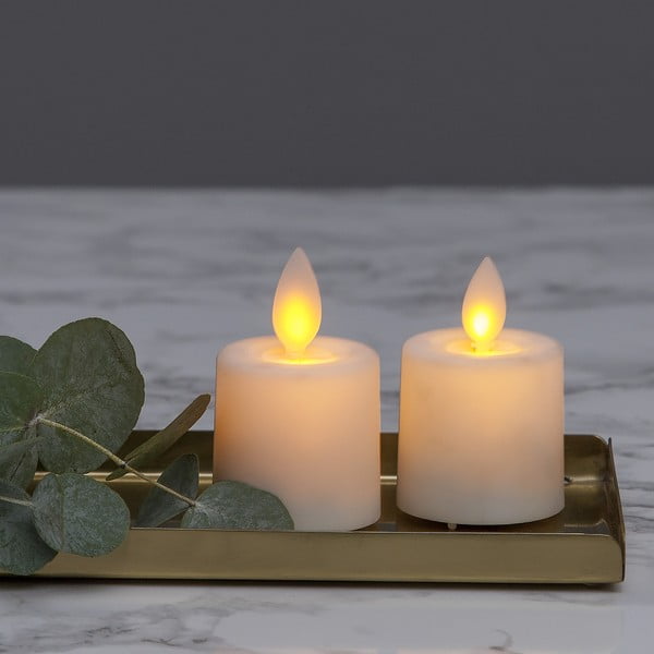 LED svijeće u setu 2 kom (visina 6 cm) M-Twinkle – Star Trading-image-1