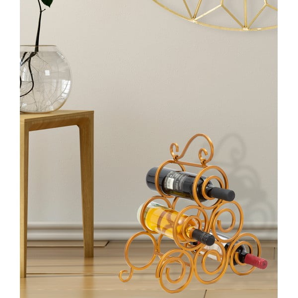 Stalak za vino u zlatnoj boji Mauro Ferretti-image-1