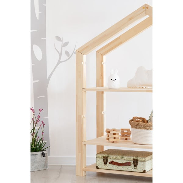 Dječje police od borovog drva Adeko Rela, 40 x 113 cm-image-1