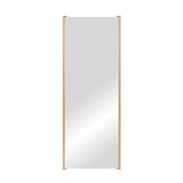 Zidno ogledalo s okvirom od masivnog drveta 60x160 cm Lun – noo.ma