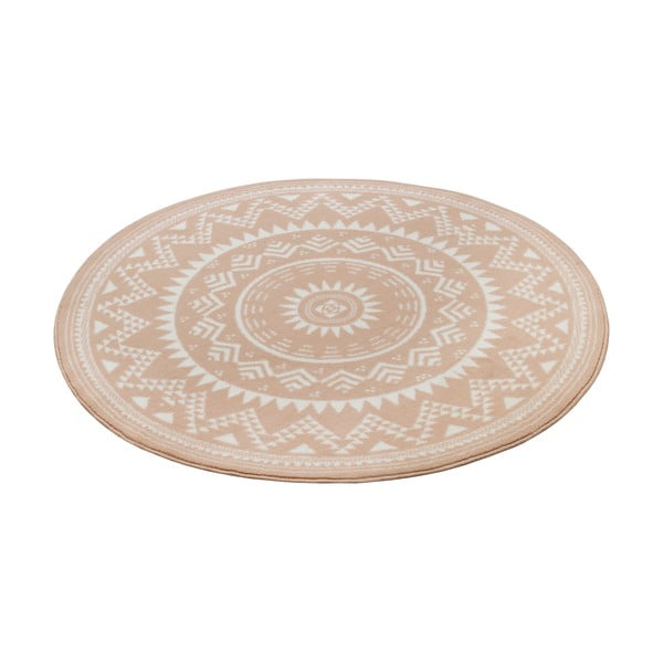 Bež okrugli tepih ø 140 cm Valencia - Hanse Home-image-2