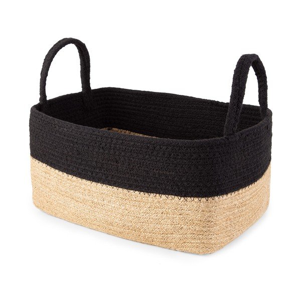 Košara za pohranu od jute i pamuka Compactor Basic, 29 x 20 cm-image-3