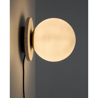 Bijela/krem zidna lampa ø 20 cm Malachi – Kave Home