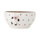 Bijela/smeđa dječja zdjelica od kamenine ø 14 cm Dolly – Bloomingville Mini