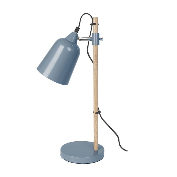 Plava stolna lampa Leitmotiv Wood