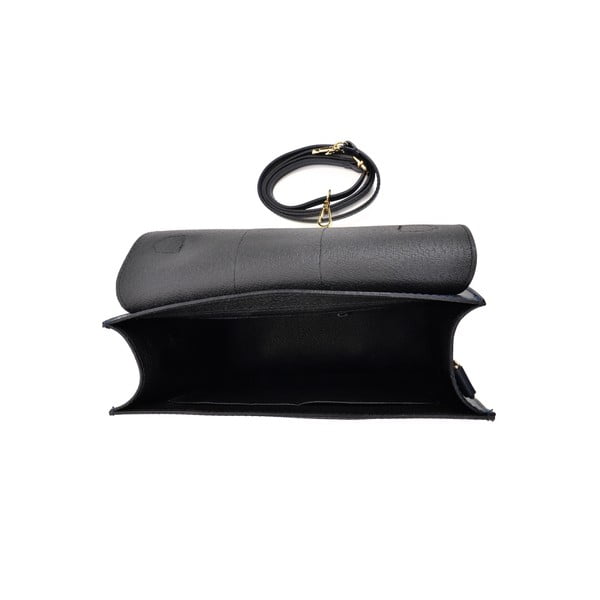 Tamnoplava kožna torbica Isabella Rhea, 22 x 27 cm-image-3