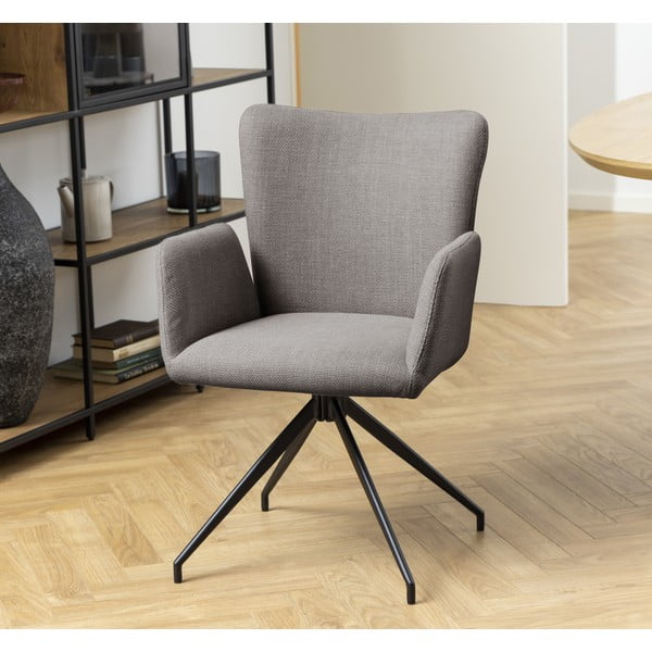 Sive podstavljene blagovaonske stolice u setu 2 kom Laura – Actona-image-1