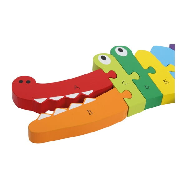 Obrazovni drveni puzzle Legler Crocodile ABC-image-2
