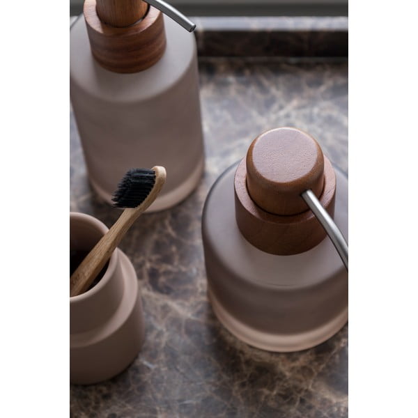 Smeđi stakleni dozator sapuna 280 ml Modest – Mette Ditmer Denmark-image-1