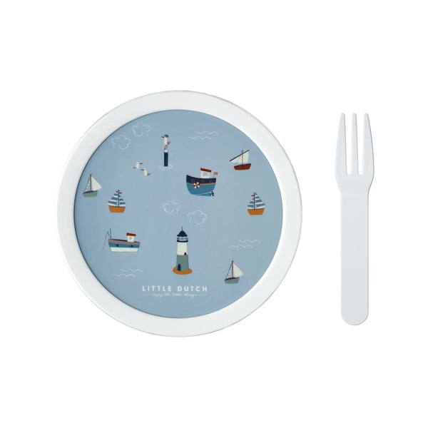 Dječja kutija za ručak s vilicom Sailors bay – Mepal