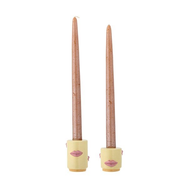 Svijećnjaci u setu 2 kom od kamenine Sassy – Bloomingville-image-3