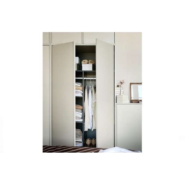 Krem modularni garderobni ormar od masivnog bora 100x200 cm Daily – vtwonen-image-1