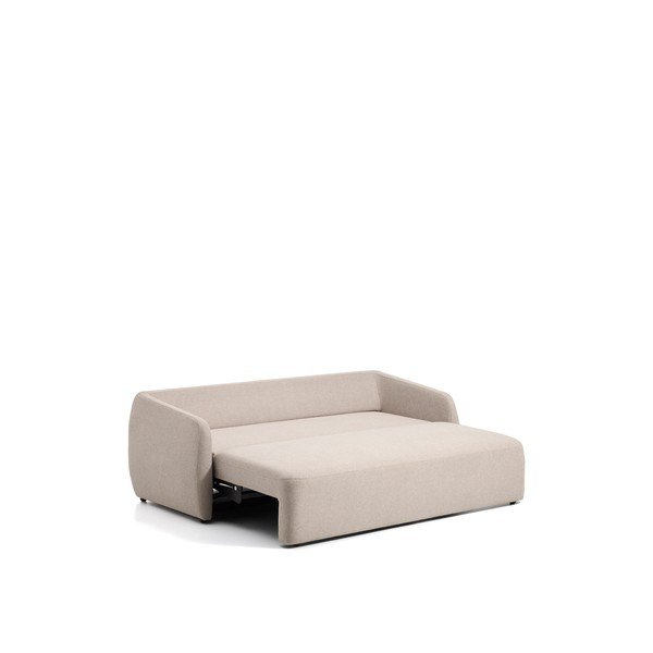 Bež sklopiva sofa od šenila 218 cm Laira – Kave Home-image-3