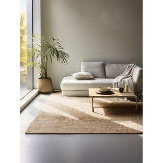 Tepih juteni u prirodnoj boji 80x150 cm Bouclé – Hanse Home