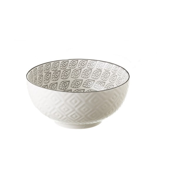 Sivo-bijela porculanska zdjela Unimasa Mandy, ø 14,9 cm