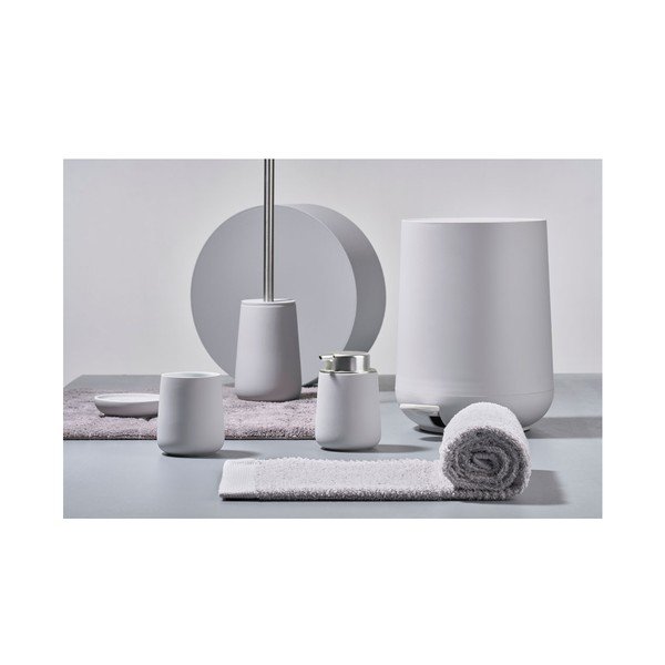 Svijetlo siva porculanska posuda za sapun Nova – Zone-image-1