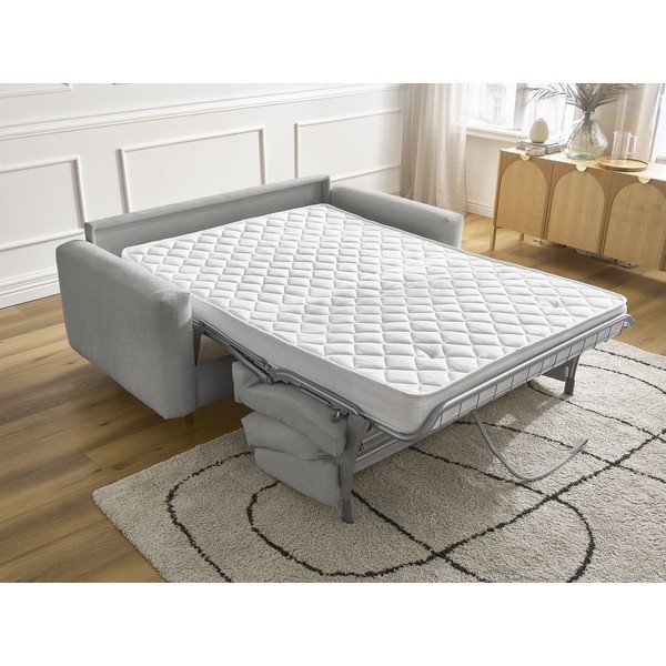 Siva sofa za spavanje/sklopiva 200 cm Cocoone – Bobochic Paris-image-1