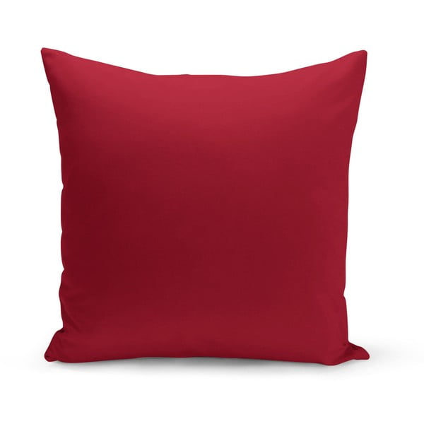 Tamnocrveni jastuk Kate Louise Plain, 43 x 43 cm