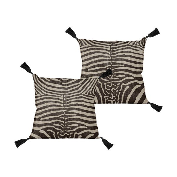 Jastuk Really Nice Things Borlas Zebra, 45 x 45 cm-image-2